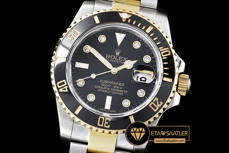 ROLSUB0251A -Submariner 116613 Diam YGSS Blk BP V2 SP Asia 3135 - 01.jpg